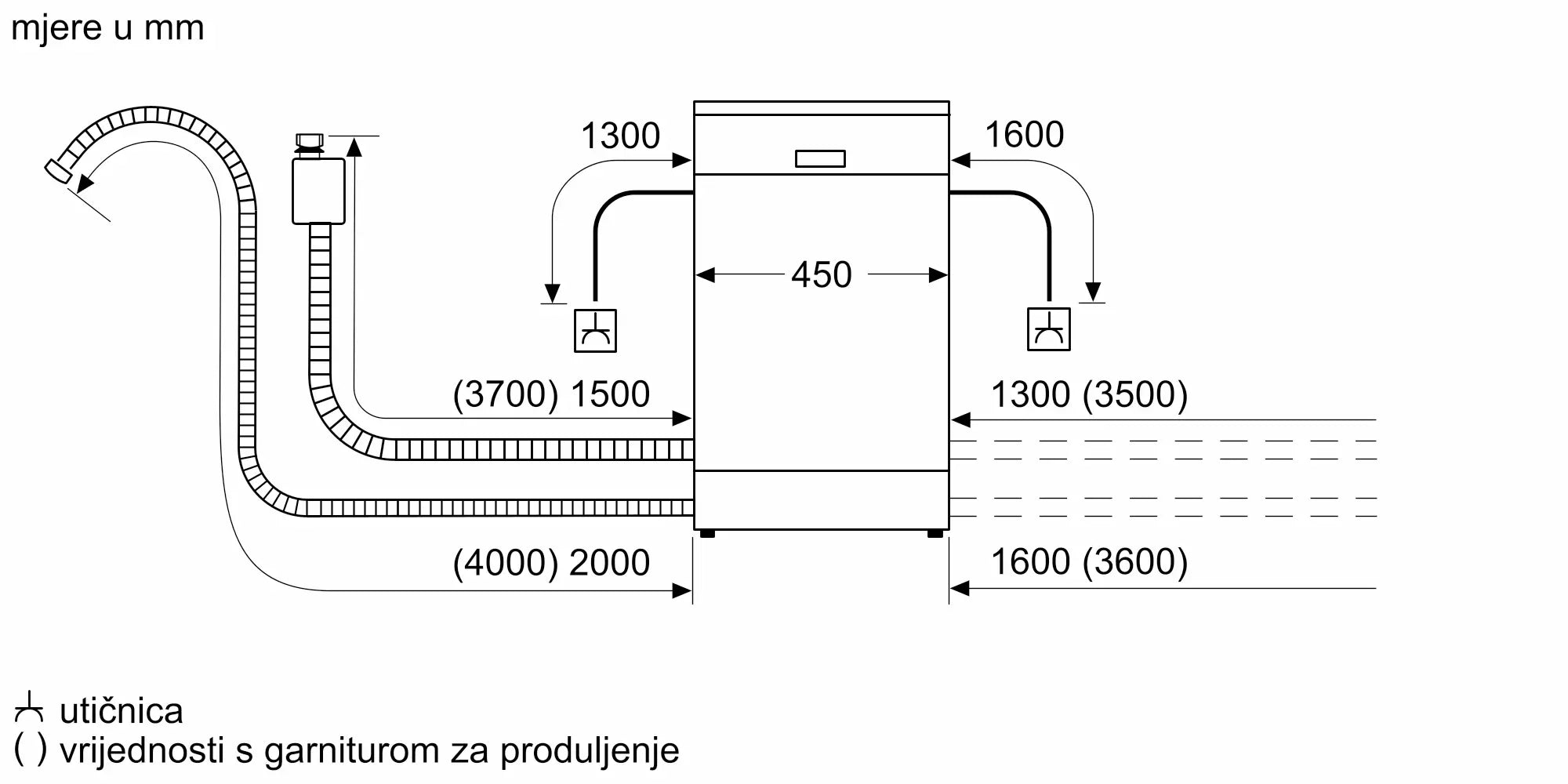 Bosch perilica posuđa 45 cm SPV2HKX42E