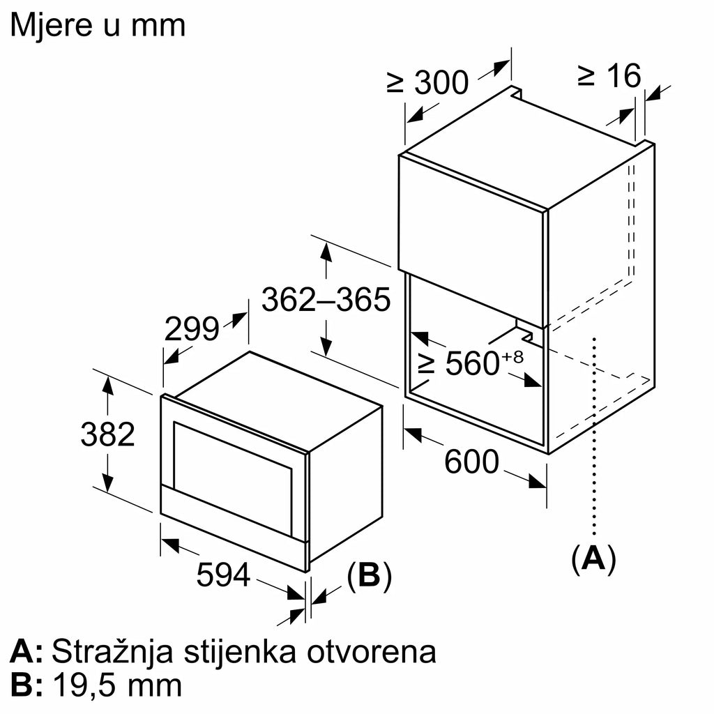 Bosch mikrovalna pećnica BFL7221B1