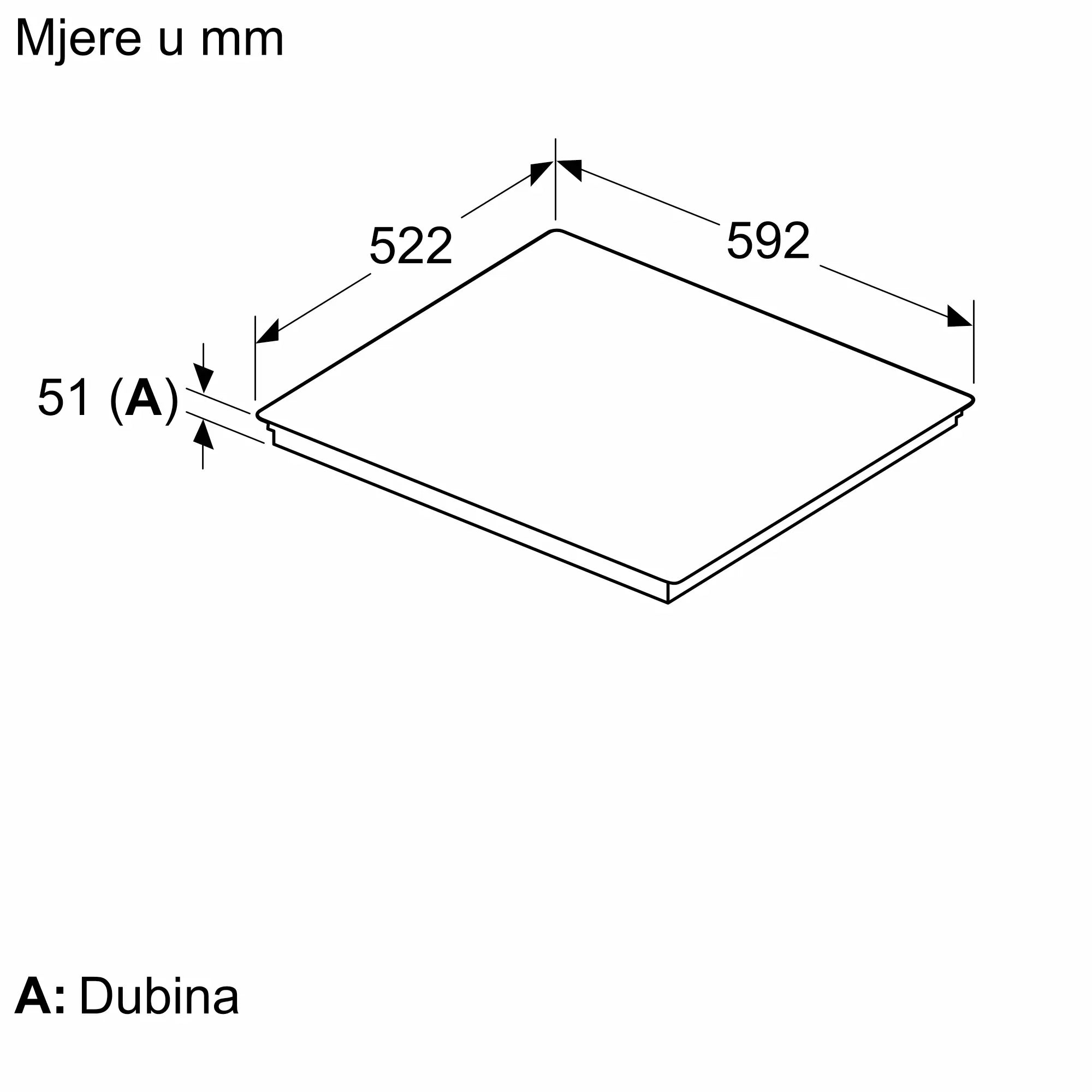 Bosch ploča indukcijska 60 cm PVS631HB1E