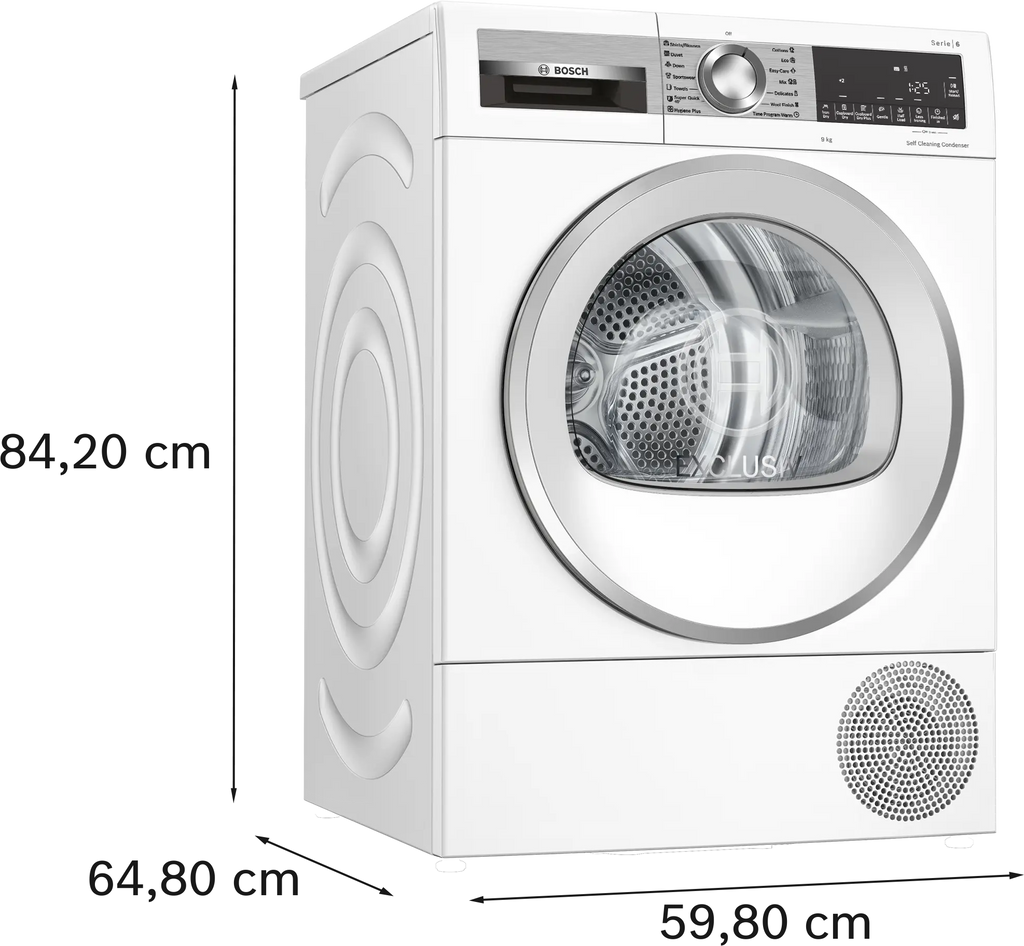 Bosch sušilica rublja 9 kg WQB246DNBY