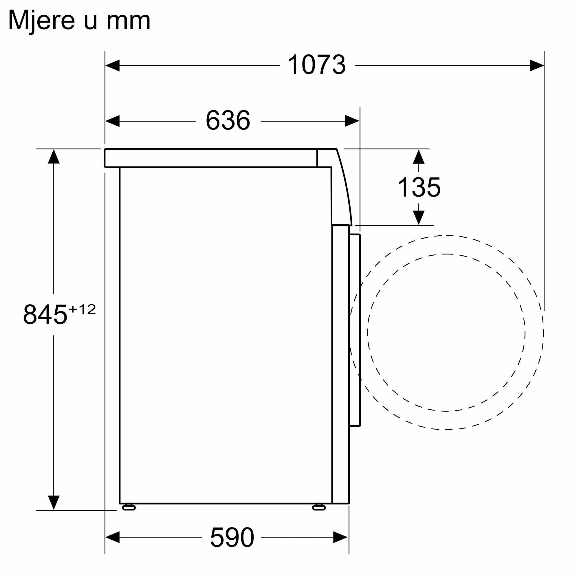 Bosch perilica rublja 9 kg WGG244F9BY
