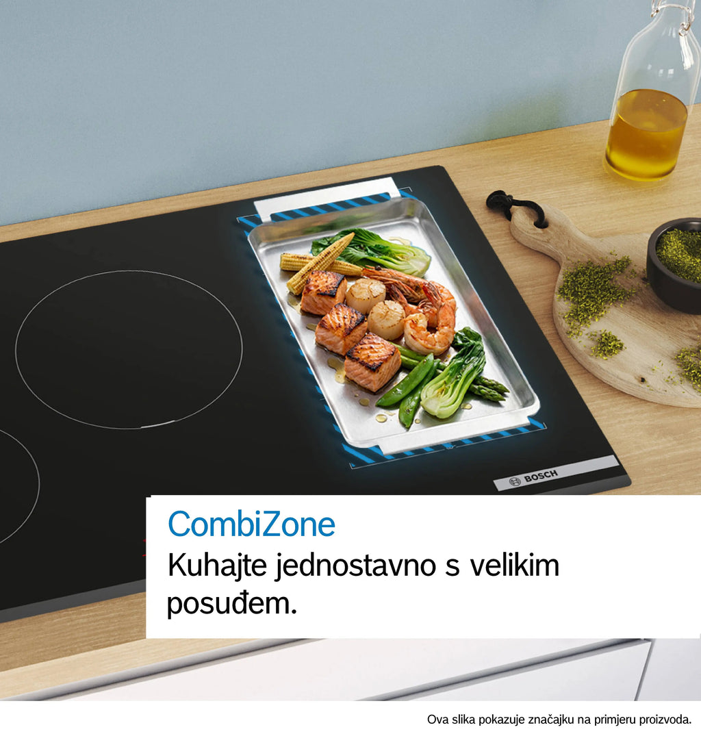 Bosch ploča indukcijska s integriranom napom 70 cm PVQ711H26E
