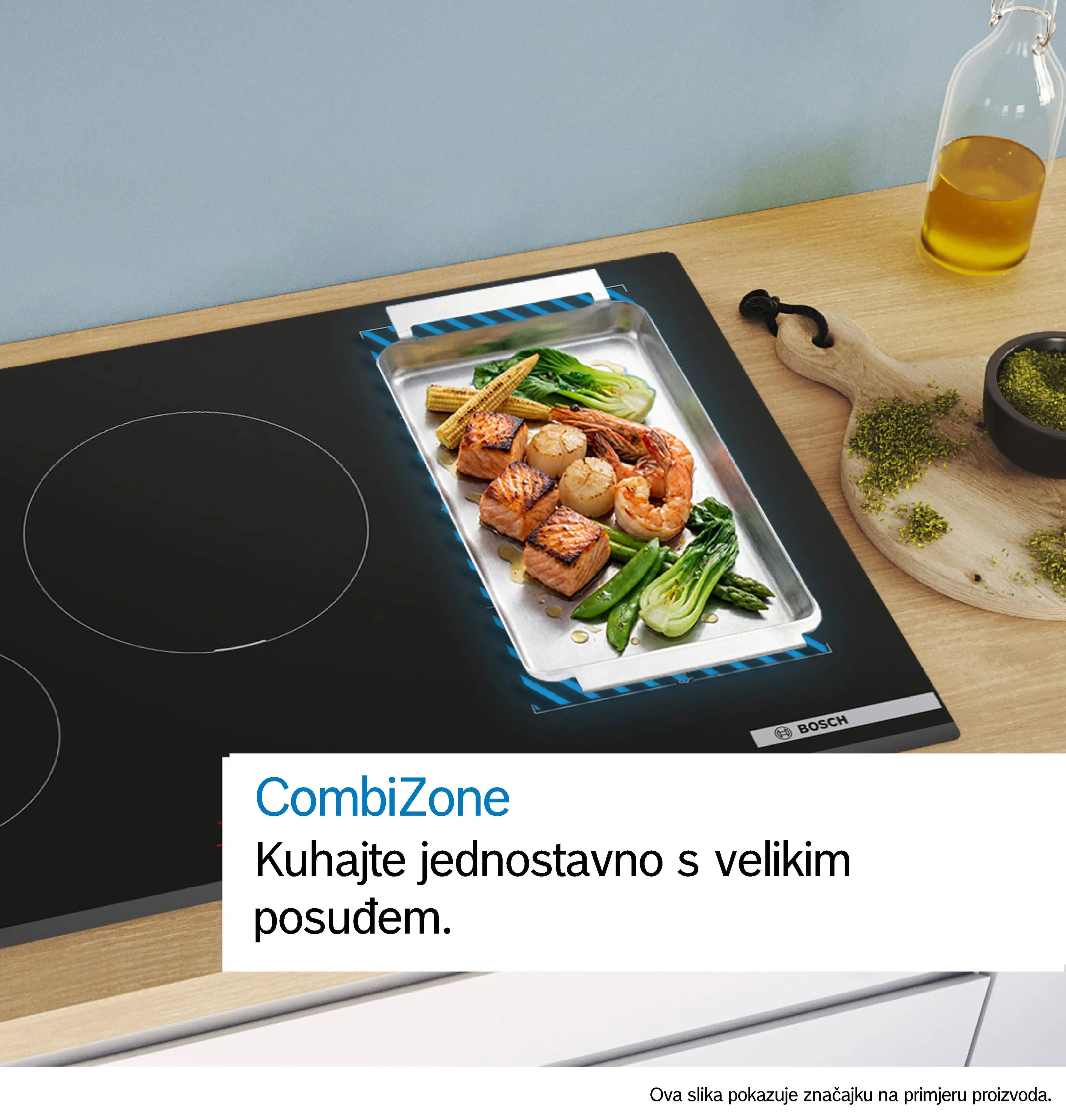 Bosch ploča indukcijska s integriranom napom 70 cm PVQ711H26E