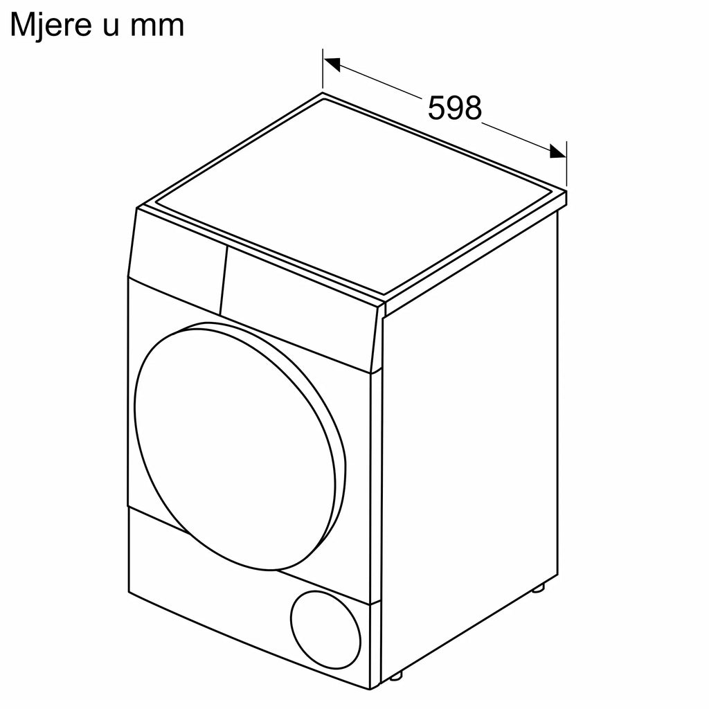 Bosch sušilica rublja 9 kg WQB246DNBY