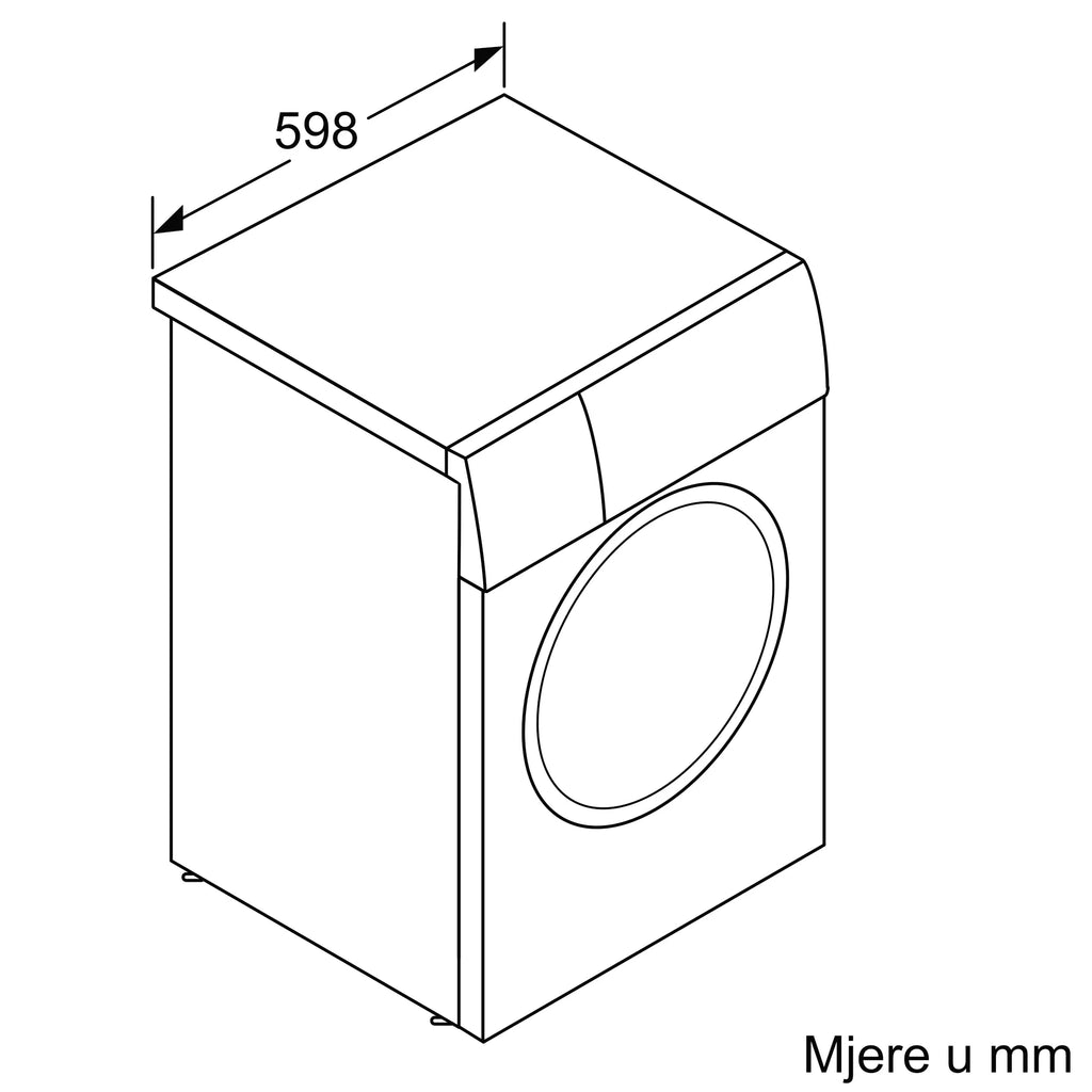 Bosch perilica rublja 9 kg WGG244F9BY