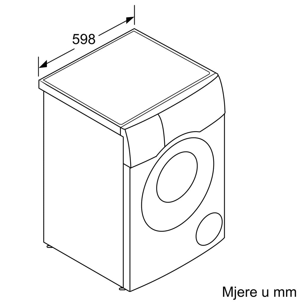 Bosch perilica sušilica rublja  rublja 10,5/6 kg WNC254A0BY