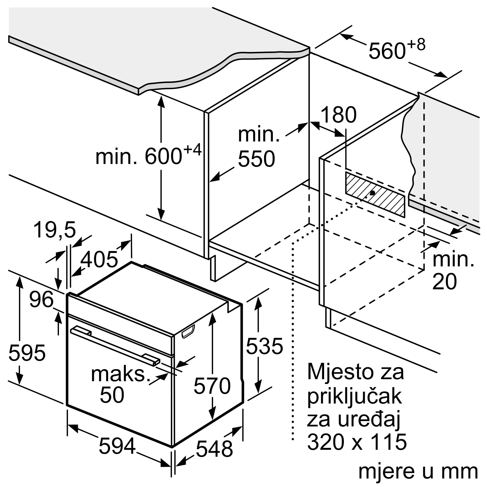Bosch pećnica ugradbena HBG578BS3
