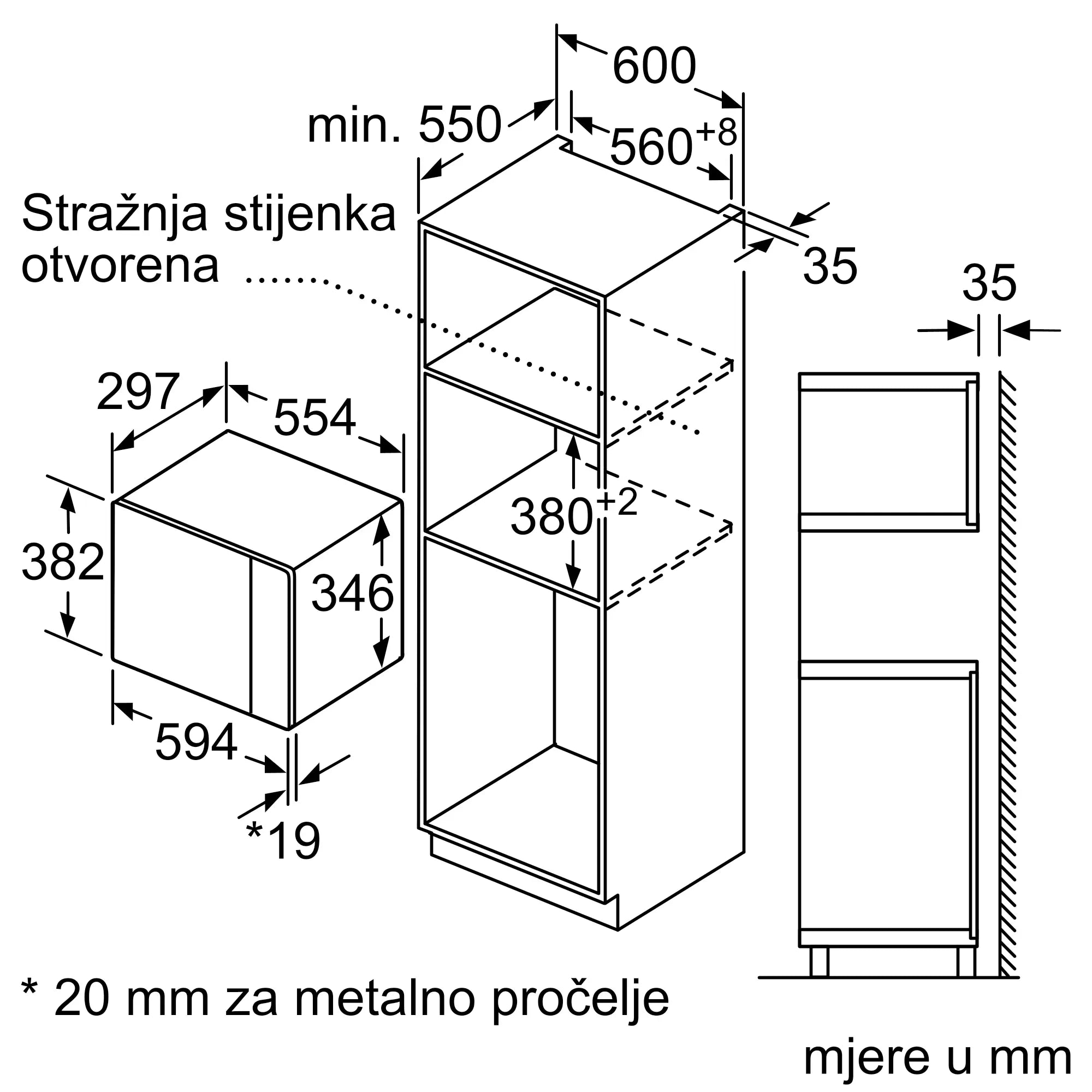Bosch mikrovalna pećnica BFL520MB0
