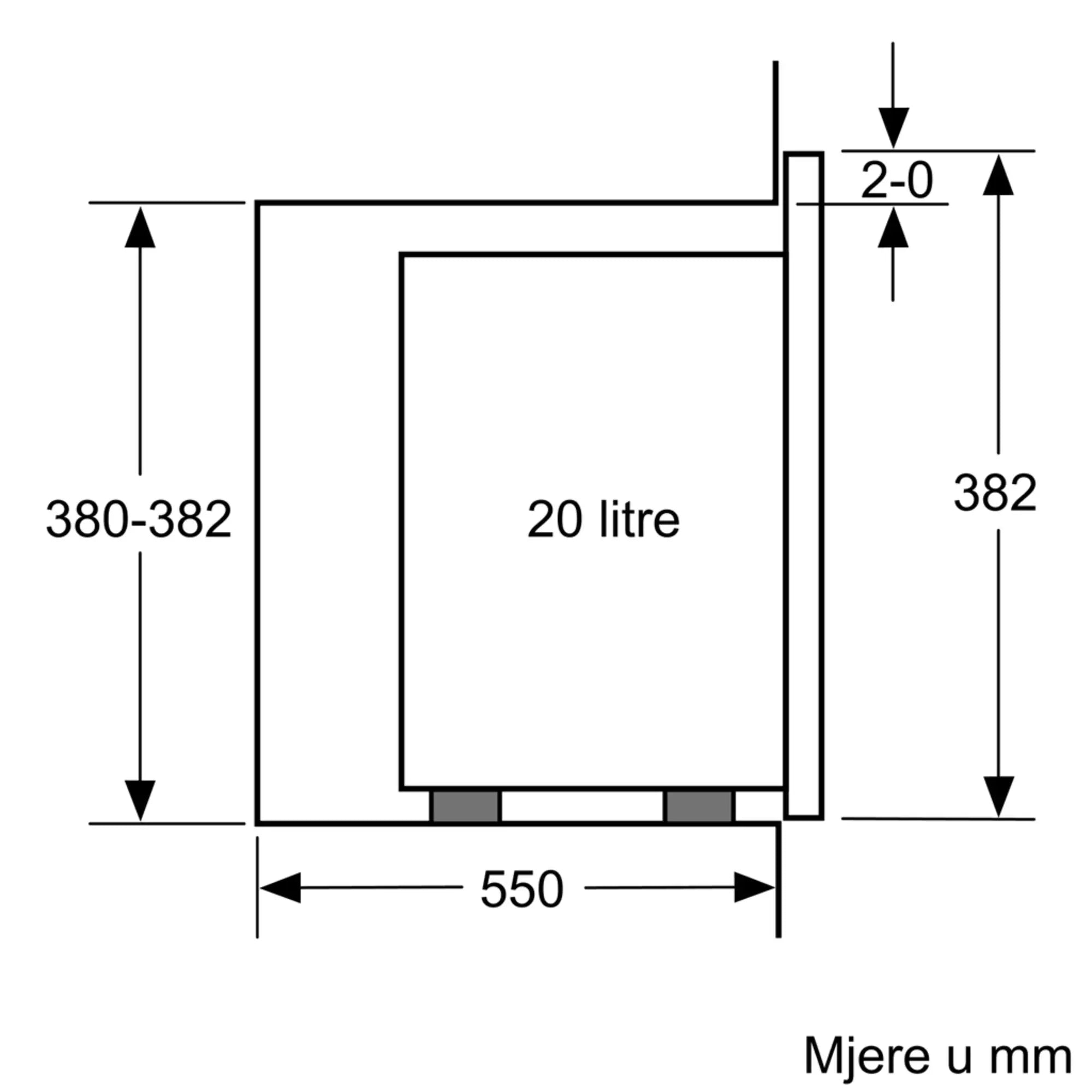 Bosch mikrovalna pećnica BFL520MB0