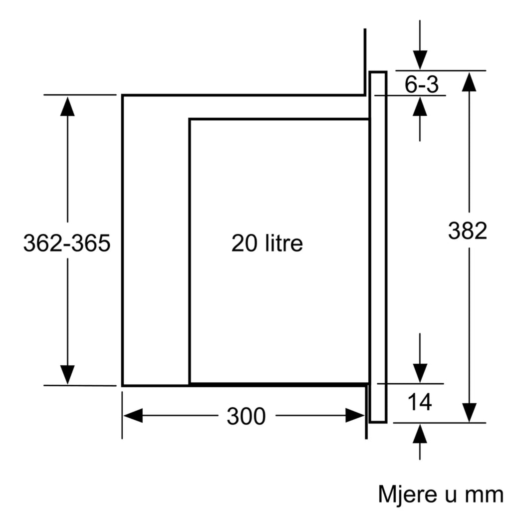 Bosch mikrovalna pećnica BFL520MB0