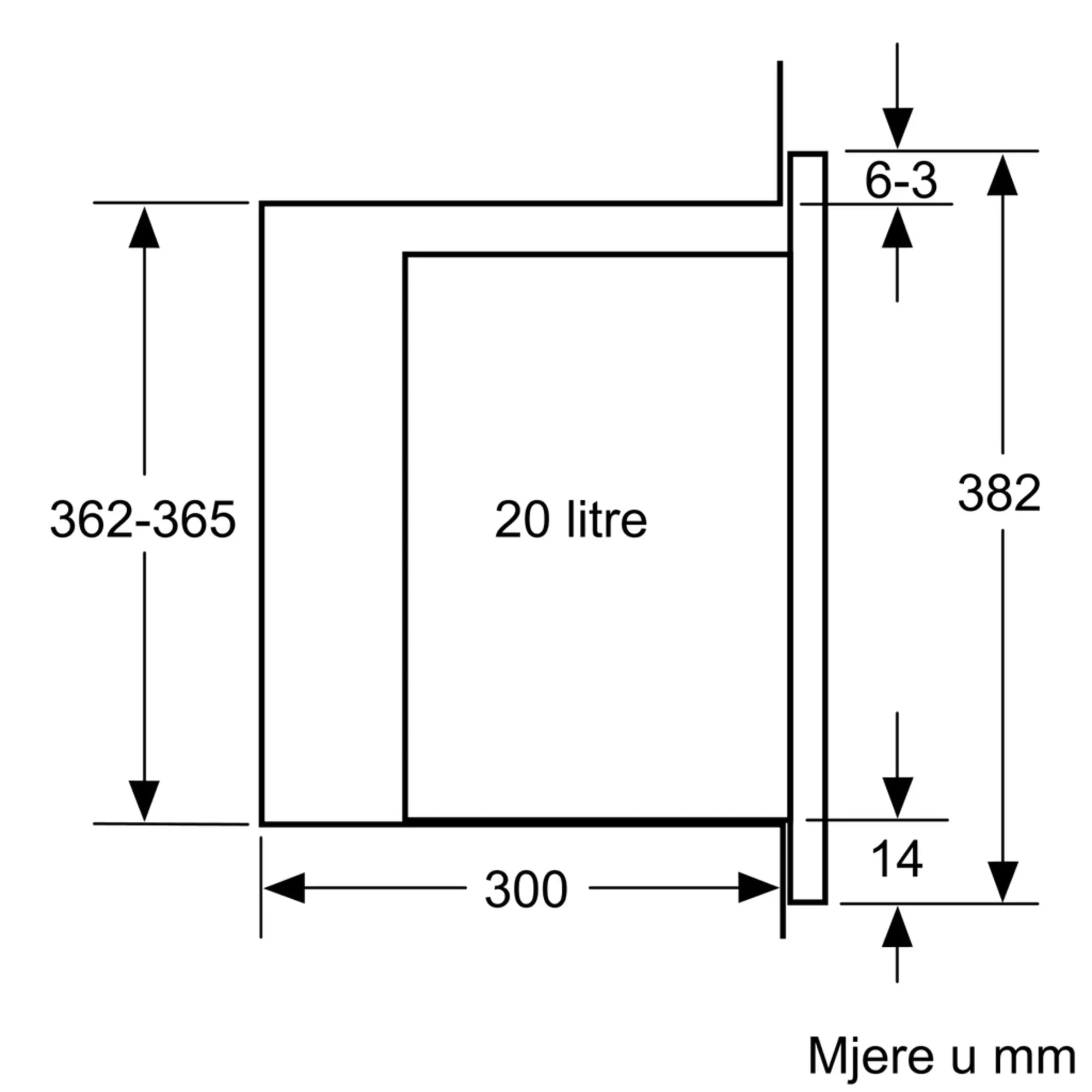 Bosch mikrovalna pećnica BFL520MB0